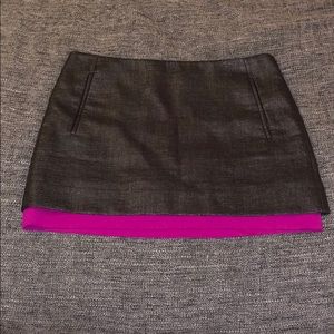 DVF Black Elley Mini Skirt